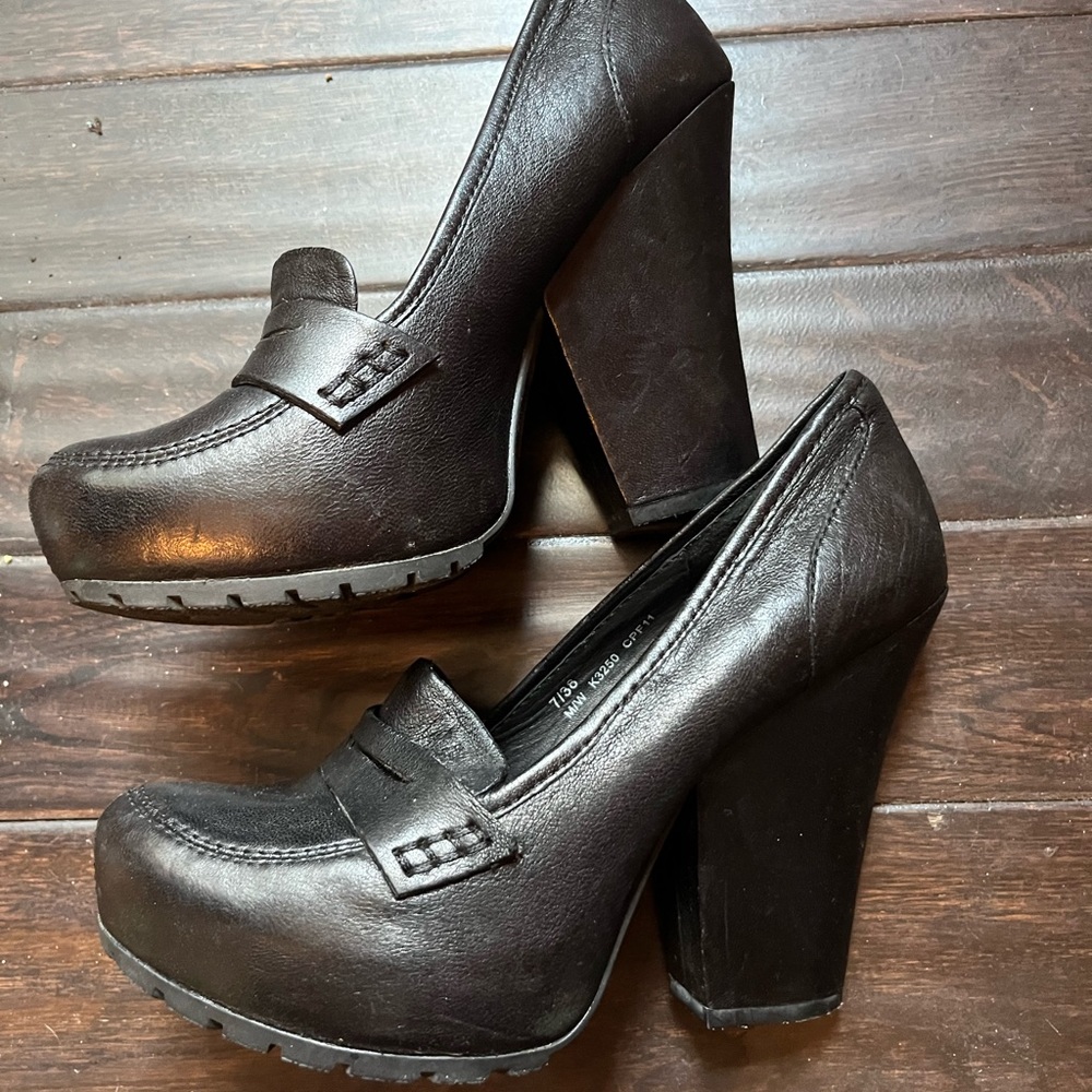 Kork Ease platform Loafers Heels